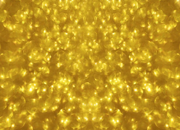 Golden Defocused Glitter Background Copy Space — Stock Photo, Image