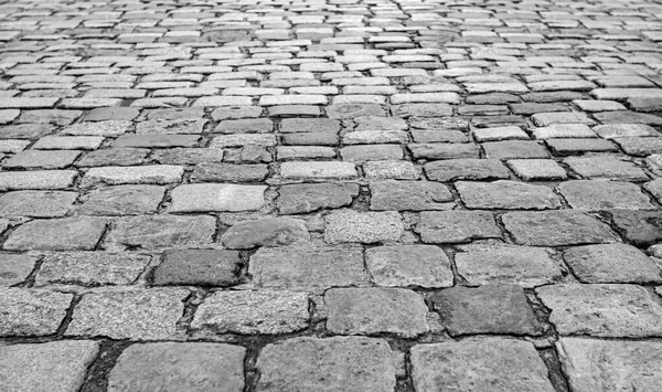 Abstract Background Old Cobblestone Pavement Close — Stock Photo, Image