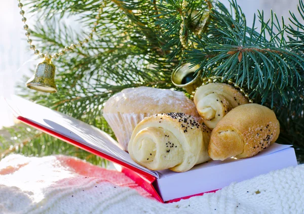 Christmas pretzels — Stock Photo, Image