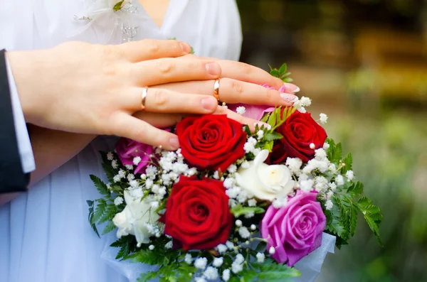 Couple's hands Stock Photo