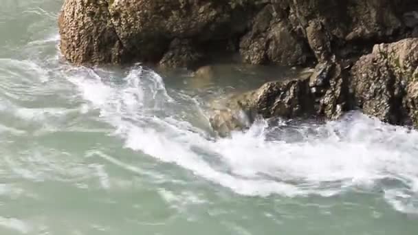 Rapids Bergsflod Naturparken Flod Bergen — Stockvideo