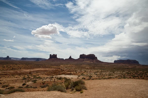 Driving on the road of Monument Valley, arizona, USA — Stock Photo, Image