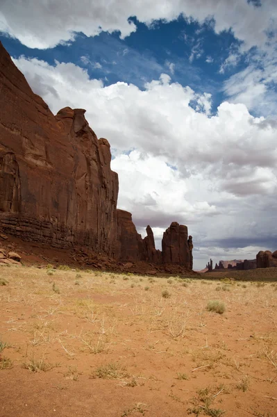 Driving on the road of Monument Valley, arizona, USA — Stock Photo, Image