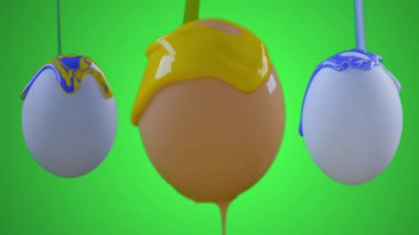 oloring easter eggs. Happy Easter. Easter eggs.