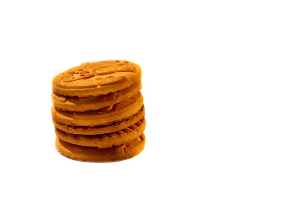Sladké dezertní sušenky crekers jsou chutné a zdravé — Stock fotografie