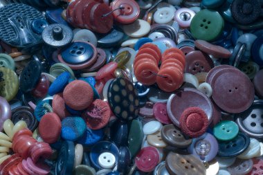 mat renkli çerçeve terzisi birçok çok renkli düğme arkaplanı