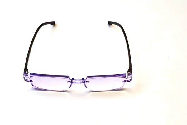 Glasses to improve vision isolated on a white background — Zdjęcie stockowe