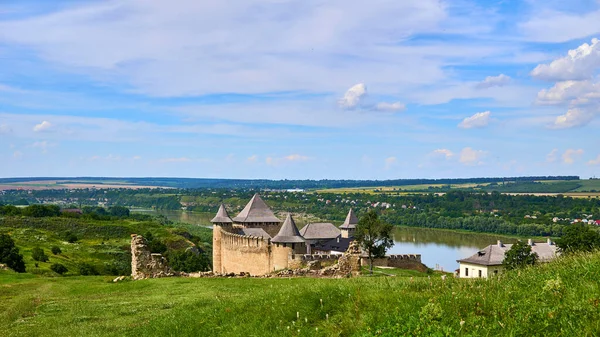 the study of human history and prehistory through the excavation of sites and the analysis of artifacts and other physical remains. Archaeological excavations near the old fortress near the river.