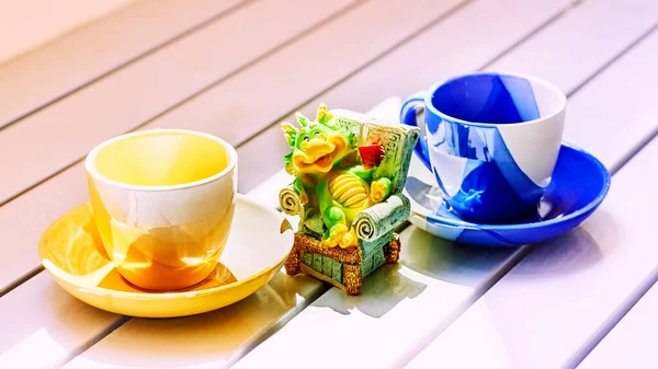 Горячий Напиток Приготовленный Обжаренных Молотых Семян Кофейной Фасоли Шалфея Высокое — стоковое фото