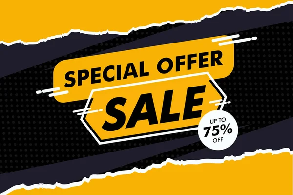 Yırtık kağıt vektörlü gerçekçi satış arkaplanı