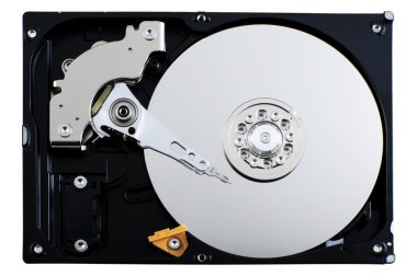 izole sabit disk birimini açın
