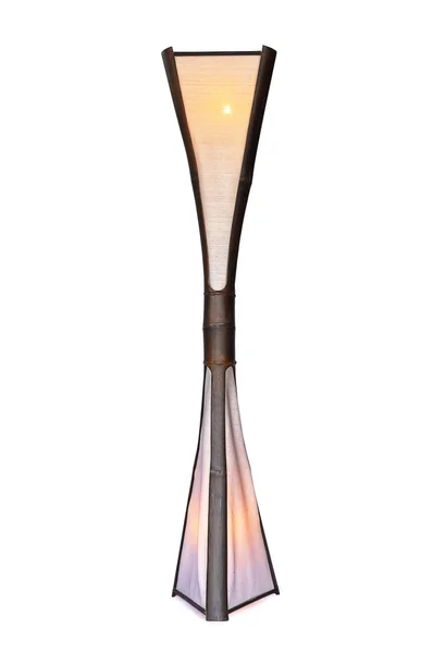 Lámpara de bambú aislada —  Fotos de Stock
