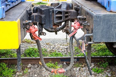 iki tren araba arasında kaplin