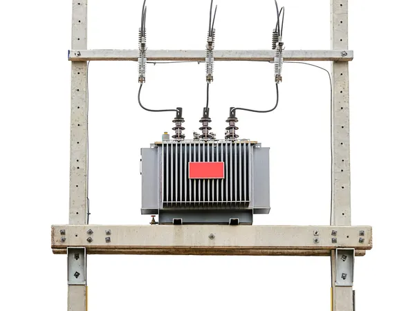 Transformer on high power station — Stock Photo, Image