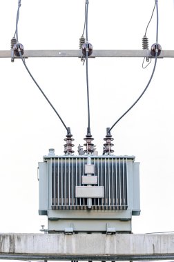 transformator op hoge power station