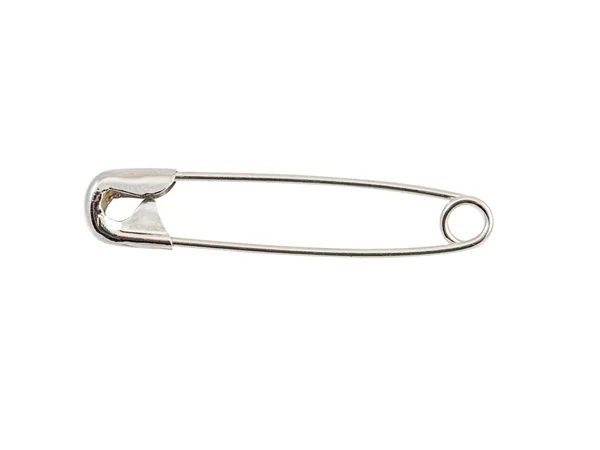 Safety pin isolated — Stock Photo, Image
