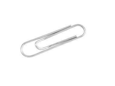 Paperclip isolated