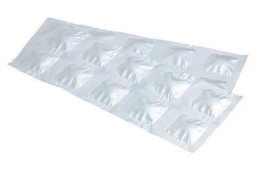 İzole edilmiş ilaç paketleri