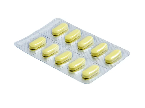 Packs of pills isolated — Stock Photo, Image