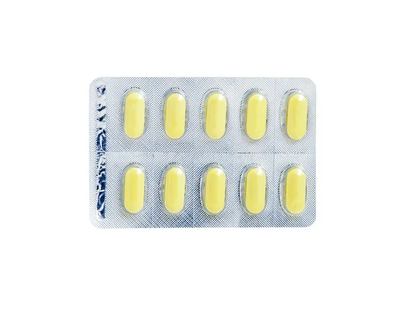 Packs of pills isolated — Stock Photo, Image