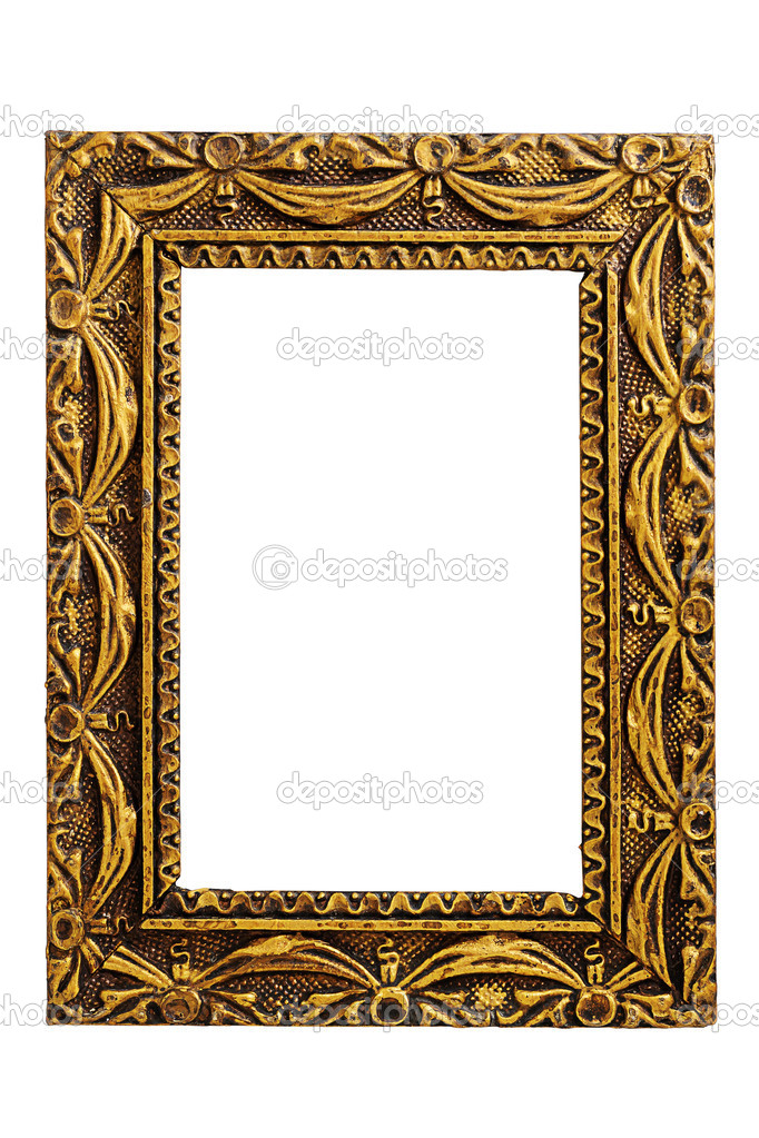 Old antique gold frame