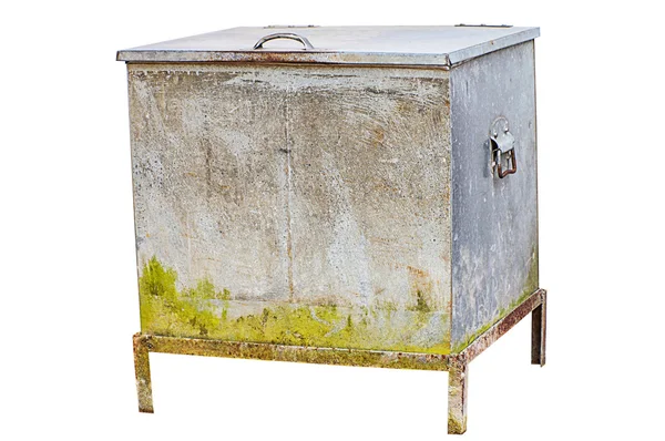 Vintage ice chest isolerade — Stockfoto
