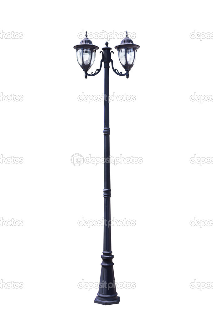 Light pole isolated