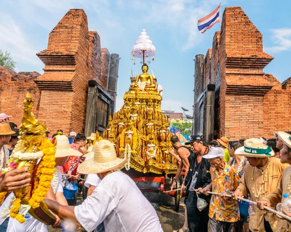 Songkran Fesztivál — Stock Fotó