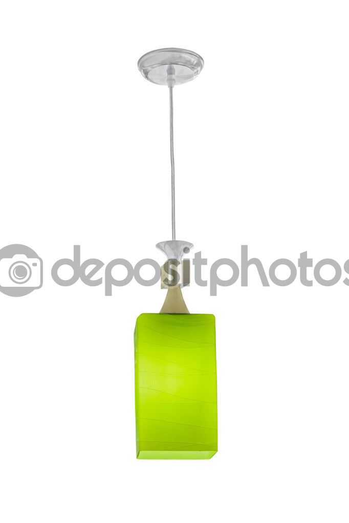 Green hanging lamp 