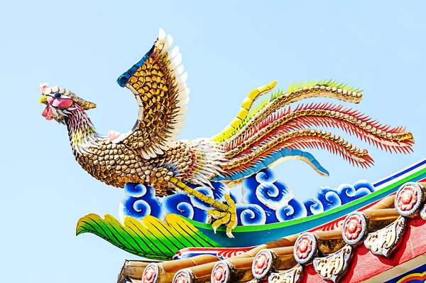Çin phoenix heykeli . — Stok fotoğraf