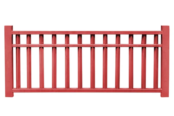Steel Railing Isolated White Background Clipping Path — Stock Photo, Image