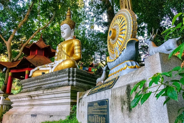 Phra Doi Suthep Temple Chiang Mai Таїланд Релігійна Туристична Пам — стокове фото