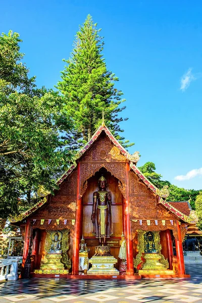 Phra Doi Suthep Temple Chiang Mai Thailand Religious Tourist Attraction — Stock Photo, Image