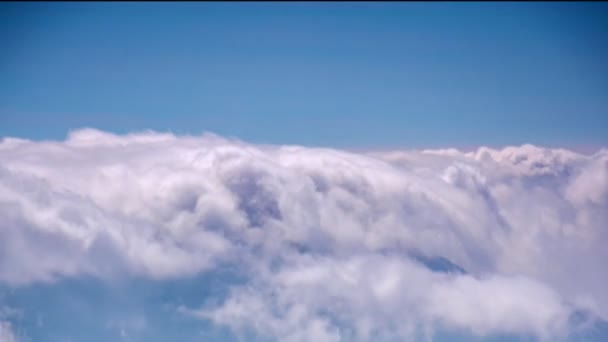 Time Lapse Nebbia Movimento Che Scorre Cima Alla Collina Doi — Video Stock