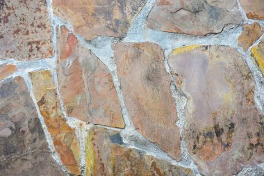 Arka plan için taş duvar dokusu. Brownstone duvar arkaplanı.