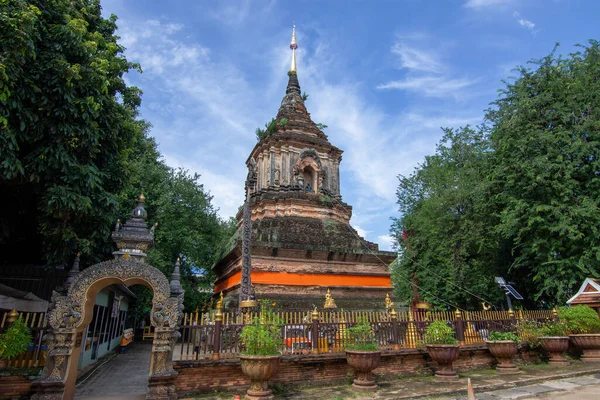 Lokmolee Temple Buddhista Chiang Mai Thajsko Náboženská Turistická Atrakce Chiang — Stock fotografie