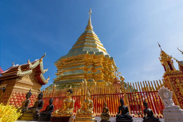 Phra Doi Suthep Tapınağı Tayland Chiang Mai Deki Budist Tapınağıdır — Stok fotoğraf