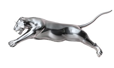 Metal aslan atlama.
