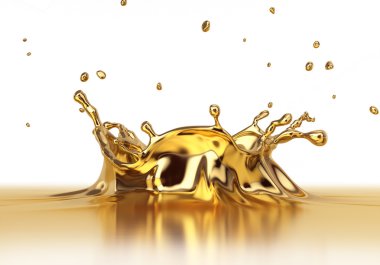 Liquid gold spash