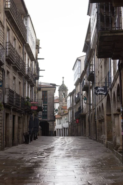 Santiago de Compostela, eindbestemming voor pelgrims — Stockfoto