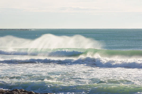 Waves Bad Sea Beach — Stock Photo, Image