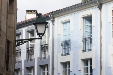 Santiago de Compostela 'da lamba ve pencereler, Galiçya, İspanya