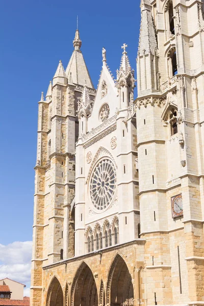 スペインレオン市の大聖堂 — ストック写真