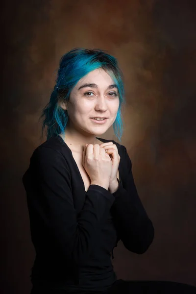 Foto Einer Jungen Frau Die Melancholie Traurigkeit Und Reflexion Ausdrückt — Stockfoto