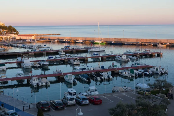 Malý Přístav Městě Ampolla Tarragona Katalánsko Španělsko — Stock fotografie