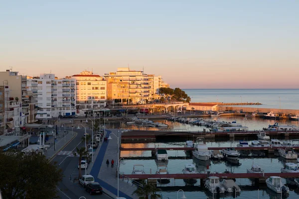 Kleiner Yachthafen Ampolla Tarragona Katalonien Spanien — Stockfoto