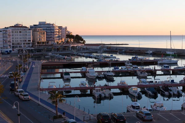 Kleiner Yachthafen Ampolla Tarragona Katalonien Spanien — Stockfoto