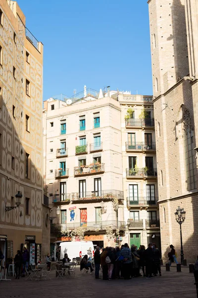 Calle Casco Antiguo Barcelona — Foto de Stock
