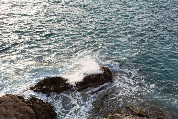 Rocks Cliffs Costa Brava Mediterranean Sea Northern Catalonia Spain — Stock Photo, Image