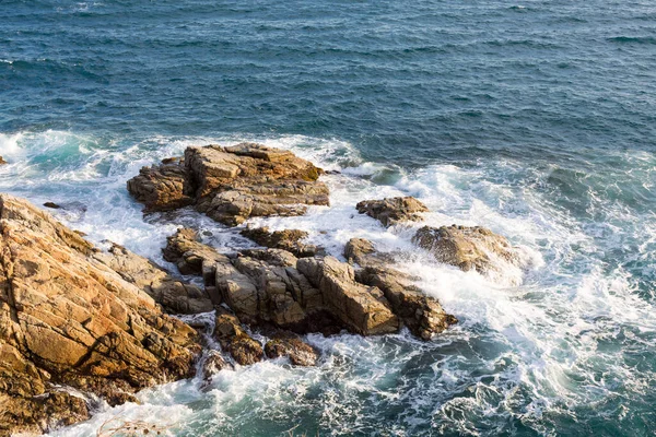 Costa Brava 'nın resmi, Akdeniz Katalonya' nın kuzeyi, İspanya.